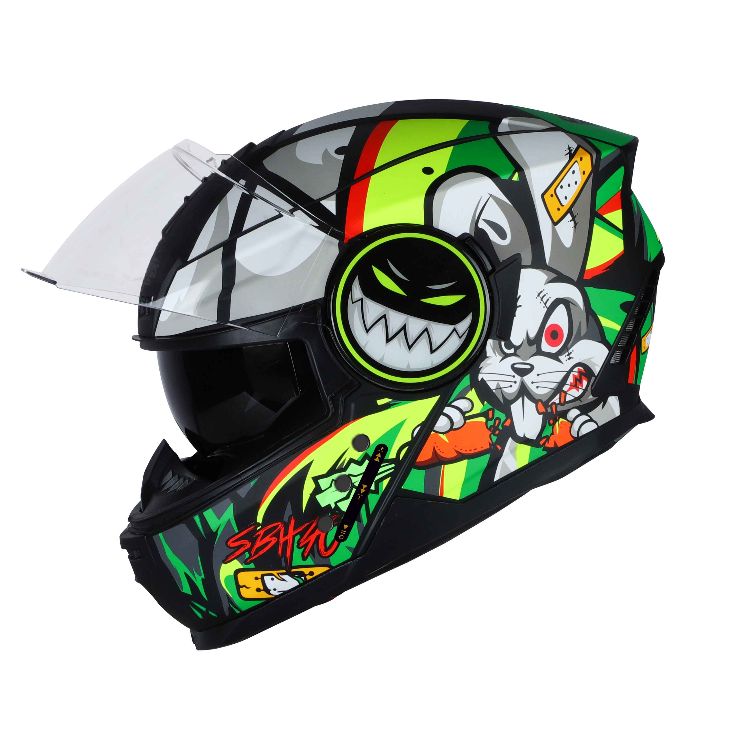 SBH-40 ISS BT CRAZY DOE GLOSSY BLACK WITH GREEN